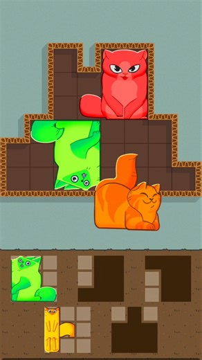 Puzzle Cats - Gameplay Walkthrough (iOS & Android) #shorts #games #funny