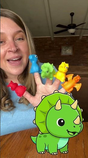 Dinosaur Finger Family 🎶 | Sing with Ms. Jessica's Little Learners 🦖 #toddlers #shorts