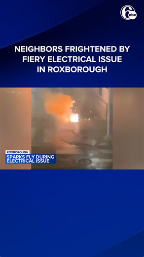 "I was just exploding. It was coming from the ground. My first impression was that it was a transformer, but it didn't make sense because transformers are usually up." | 6abc Action News