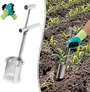 Amazon.com: Bulb Planter Tool Long Handle Garden Tools, Sod Plugger Tool Grass Plugger Tool Post Hole Digger for Plants with Gloves, Planting Tools for Gardening Pro Plugger 5 in 1 Lawn Tool : Everything Else