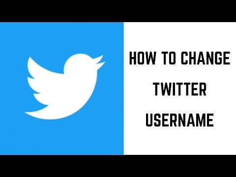 How to Change Twitter Username