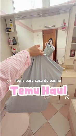 Temu Portugal Shopping Haul | Bathroom Decor