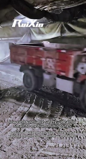 Underground Mining Dump Truck: Extreme Maneuverability in Narrow Tunnels!