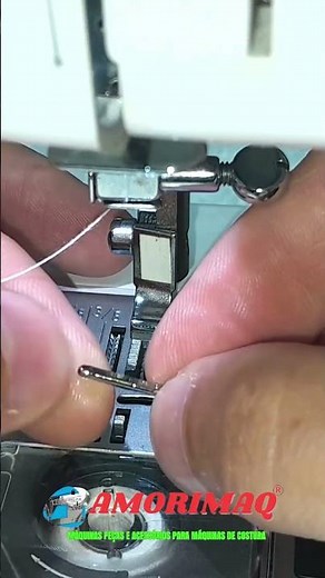 Como Colocar a Agulha Na Máquina Singer Elgin Brother Janome Elna