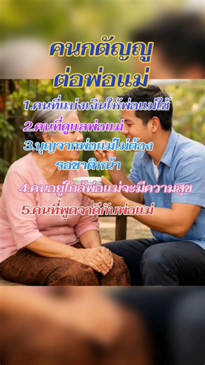 คนที่กตัญญูต่อพ่อแม่ #คำคม #ธรรมะสอนใจ #ธรรมะ