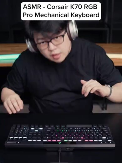 ASMR Mechanical Keyboard Sounds with Corsair K70 RGB Pro