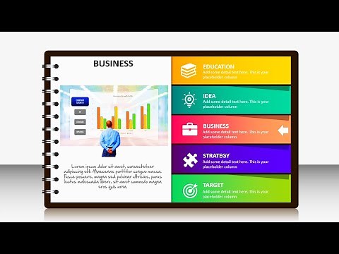 Multipurpose Slide Design in PowerPoint | Notebook Format
