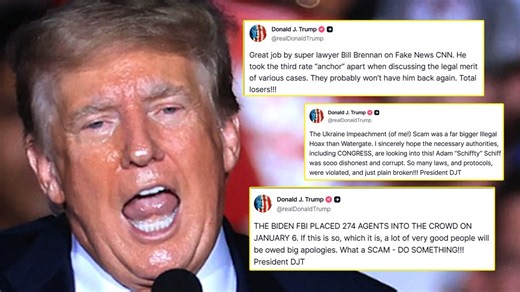 818K views · 26K reactions | Trump FLUNKS His Own Dementia Test... RAGES In Late Night Tweet Storm | Rebel HQ | Facebook