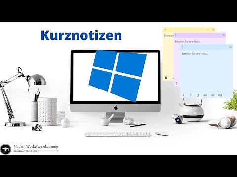 Kurznotizen unter Windows 10 erklärt und aufgezeigt | Windows Tutorial