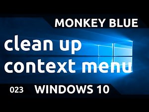 Windows 10: how to clean up messy context menu and delete items with ShellMenuView