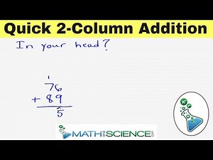 Mental Math for Rapid 2-Column Addition