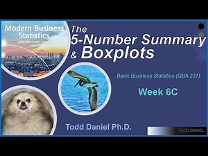 The 5-Number Summary and Box Plots in Business Statistics (Week 6C)