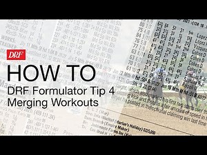 How To | DRF Formulator Tip 4 | Merging Workouts