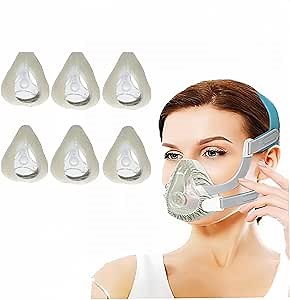 6 Pack CPAP Mask Liners, Covers for Seal CPA Mask Cushion Comfort Silky CPAP Mask Covers One Size Compatible with Most Full Face CPAP Masks CPAP Skin Protector,Improve The Comfort of Wearing The Mask