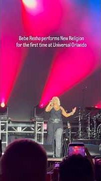 Bebe Rexha performs “New Religion” for the first time at Universal Studios Florida