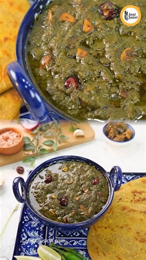 A classic traditional winter staple in every desi household, Makhani Sarson ka saag is a must try recipe this season. #happycookingtoyou #foodfusion #winter | Food Fusion