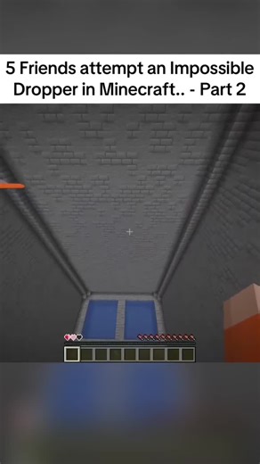 5 Friends attempt an Impossible Dropper in Minecraft.. - Part 2 #minecraft #game #gameplay #viral #roblox