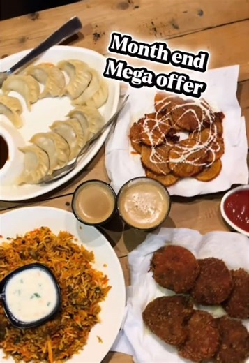 Offer ! Offer ! Offer ! Month end mega offer! On poush-30, Wednesday At putalisadak, New plaza On relax station food and fun😉#relaxstationfoodandfun #putalisadak #cafe #food #chiya