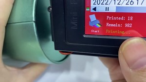 Phezer PC12 Portable Mini Handheld Inkjet Printer 12.7mm/0.5 Inch Height for QRCode Barcode Date Time Logo Number Print On Glass Carton Wood Cloth Plastic on Any Surface, with 25 Languages (PC12)