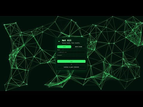 Net Kit | Open-Source Network & Security Toolkit Built with Rust and Tauri