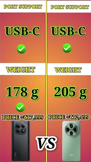 POCO M7 vs POCO M8 | comparison Full Review #shorts