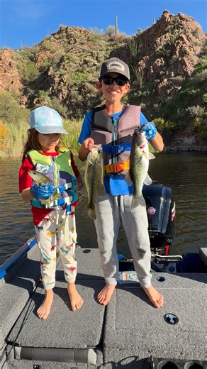 Doubleheader Tuesday! Sister Sam and I got out to Apache Lake on a windy Veteran’s Day and had a blast - we had to leave a bit early to get milkshakes at the Butcher Hook of course before heading to my Sidewinders little league game at Paloma! We’re 9-1 and getting ready for the playoffs! Hope all our Veterans had a great day! #furuno_usa #fishing #bassfishing #Arizona #apachelake #copperstatetackle #PhoenixJuniorBassmasters #sidewinderslittleleague | James Luce Fishing