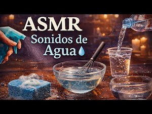 ASMR Water Sounds 💧 Relaxing Objects for Sleep