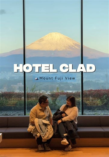 Just found the best value hotel with a Mount Fuji view—Hotel CLAD in G...