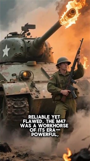 M47 Patton: Performance That Shaped Tank Warfare #shorts #m47patton #americanmilitary