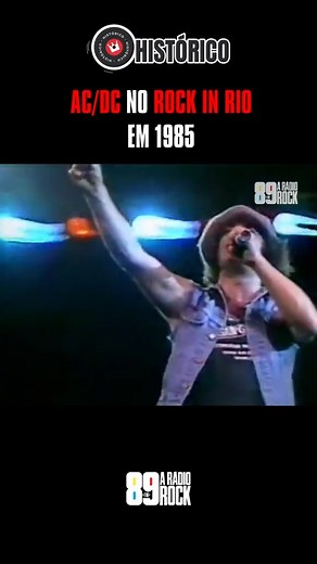 AC/DC performing for over 150,000 fans at Rock in Rio, 1985 – an electrifying moment in rock history! | AC/DC Rock Brigade