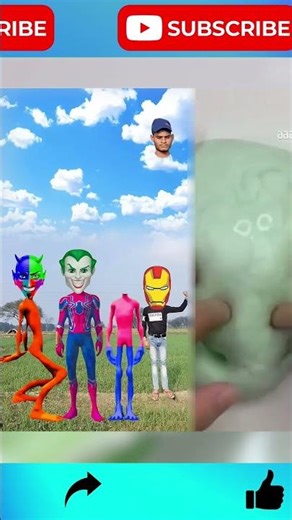 Alien, Spider Man & Dancing Frog – Find the Correct Heads! Magic Game #shorts