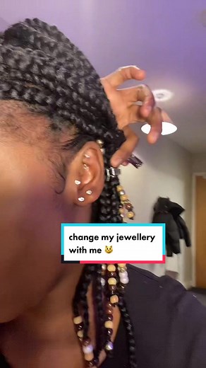 Transforming My Jewelry Collection with a Black Girl | Tragus Piercing