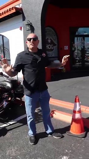 Bathroom etiquette with Uncle Daddy | Bert's Black Widow Harley-Davidson