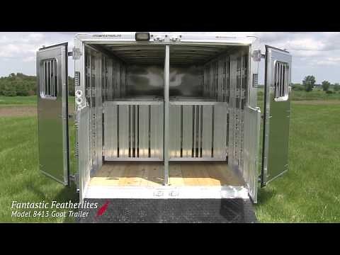Fantastic Featherlites - Model 8413 Custom Goat Trailer