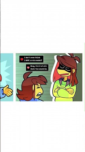 Frisk's Role Model - Twin Runes Mini Story [ Deltarune/Undertale Comic Dub ]