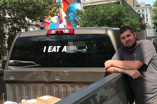Florida man arrested over ‘I eat a–’ sticker prepares to file lawsuit