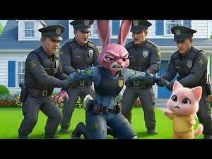 😱 OMG! 🧟‍♂️ Zootopia Zombie Breaks Into the House 🐱 The Kitten Panics as Police Rush In | Cat Story