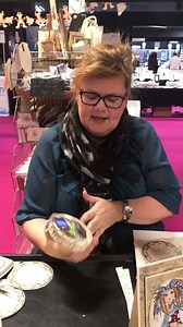 3K views · 14 reactions | Charmain from dolly dimples shows us how to create an Alice in Wonderland inspired decorative piece using paper, stamping and beads - the possibilities are endless! Find them on stand D17 | The Creative Craft Show | Facebook