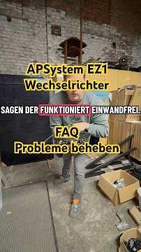 Troubleshooting APSystem EZ1 inverter problems, FAQ, What should I do?