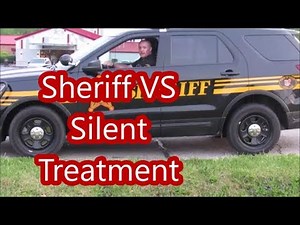NEW First Amendment Auditor Gives Sheriff The SILENT TREATMENT