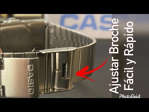 How to Easily Adjust the Clasp of a Metal Casio Watch