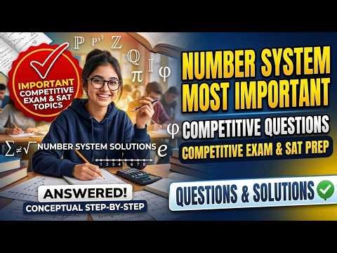 Number System Important Questions Competitive Exam Tricks & Concepts #math #learnmath #youtube