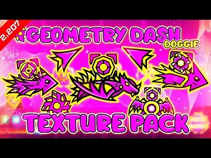 GEOMETRY DASH 2.207 DOGGIE TEXTURE PACK + ICONS! | OFFICIAL (Medium & High) (Android & Steam)