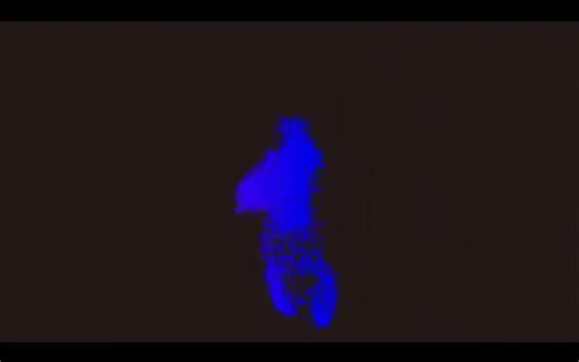 processing开发kinect之粒子跟随