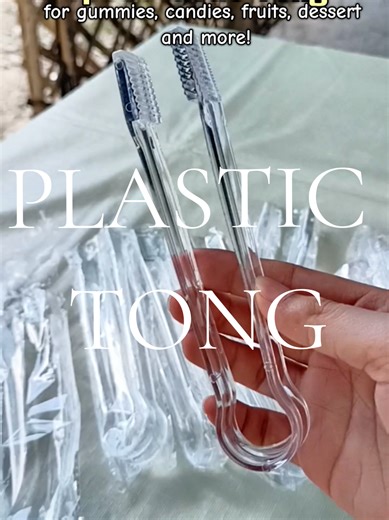 Versatile 8-Piece Plastic Tongs for Every Need