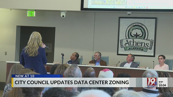 Athens City Council Moves to Regulate Data Centers With New Zoning Guidelines | April 27, 2026 | News 19 at 10 p.m.