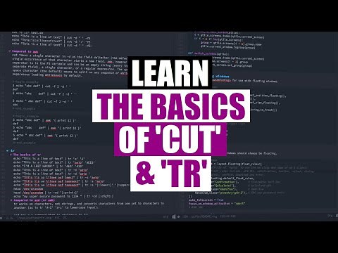 Two Powerful Command Line Utilities 'cut' And 'tr'