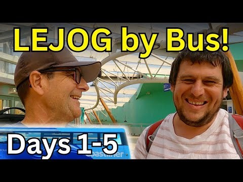 Land's End to John O'Groats BY BUS! Here's how it all started, with Days 1 to 5