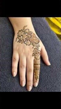 New Arabic Mehadi Design #simple Arabic Mehadi Design #saral mehndi design