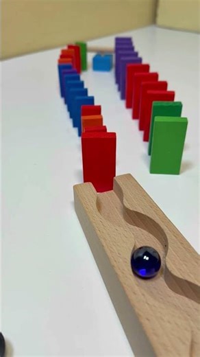 Watch The Marble Start A Chain Reaction! #marble